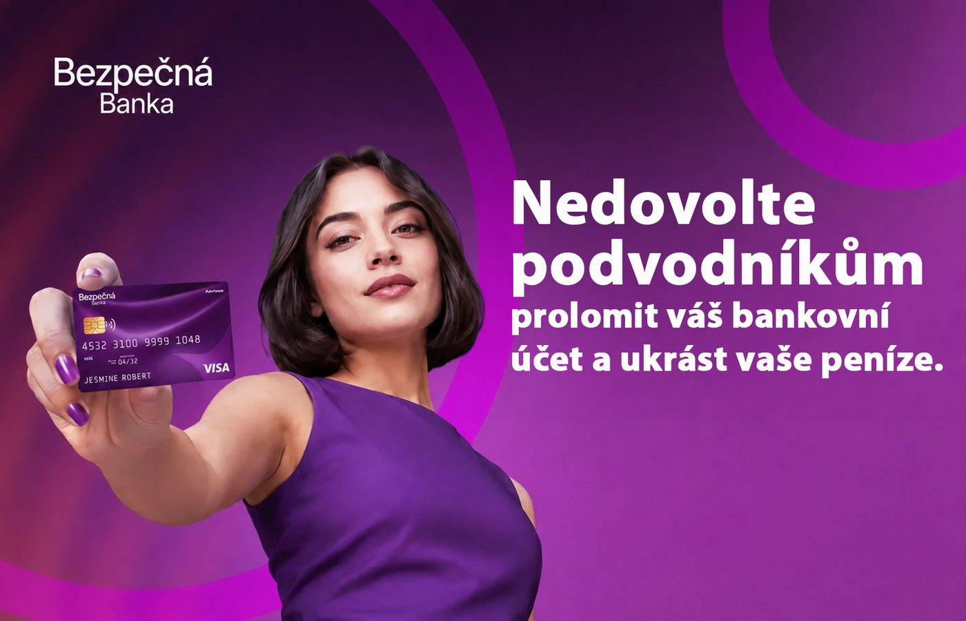 Bezpečná Banka — ochrana účtů a karet